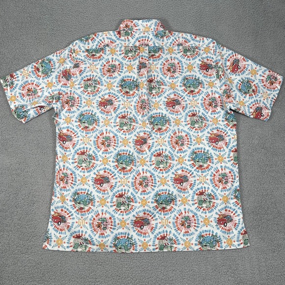 Reyn Spooner Grateful Dead Shirt Mens 2XL White AOP Tie Dye Limited Edition‎ - Picture 3 of 6